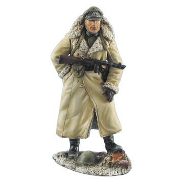 1:35 German Hauptmann in Russian Fur Lined Greatcoat with PPSh41 - FIRST LEGION