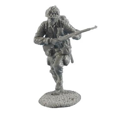 1:35 US Airborne Paratrooper Running with M1 Garand - FIRST LEGION