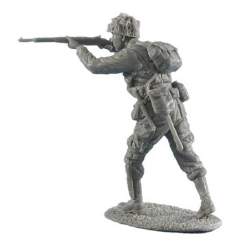 1:35 US Airborne Paratrooper Standing Firing M1 Garand - FIRST LEGION