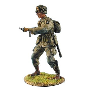 1:35 US Airborne Paratrooper Firing Thompson SMG - FIRST LEGION