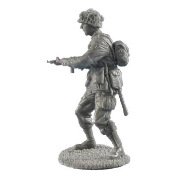 1:35 US Airborne Paratrooper Firing Thompson SMG - FIRST LEGION