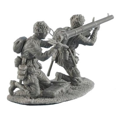 1:35 US Airborne Paratrooper Bazooka Team - FIRST LEGION