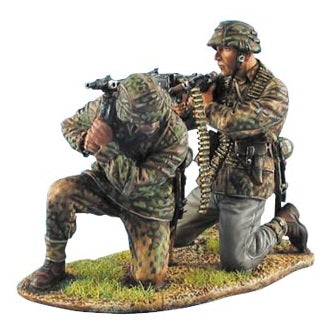 1:35 Waffen-SS Panzer Grenadier MG42 Team - FIRST LEGION