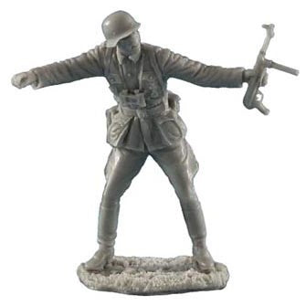 1:35 German Heer Infantry Oberleutnant with MP40 - FIRST LEGION