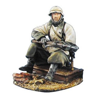 1:35 German Heer Infantry Winter Tank Rider with Rifle - FIRST LEGION