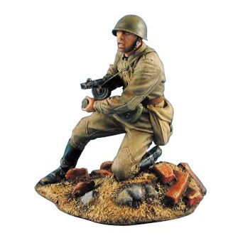 1:35 Russian Infantry Kneeling with Grenade and PPSh41 - FIST LEGION