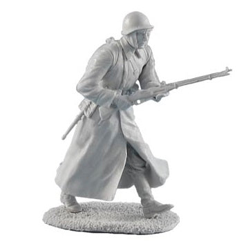 1:35 Russian Infantry Running in Greatcoat - FIRST LEGION