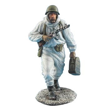 1:35 Russian Infantry in Winter Camo with PPSh 41 and DP LMG Ammo - FIRST LEGION