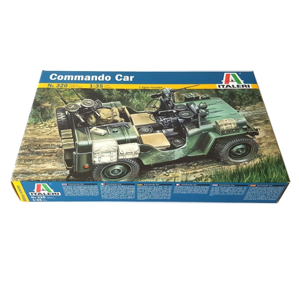 1:35 Allies 1⁄4 ton 4x4 Commando JEEP - ITALERI