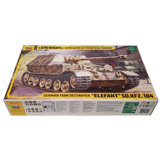 1:35 German tank destroyer ELEFANT Sd.Kfz. 184 - ZVEZDA