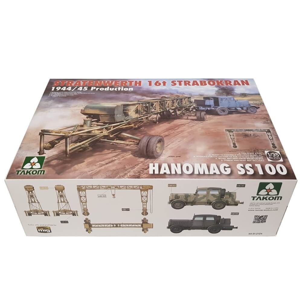 1:35 Stratenwerth 16T Strabokran 1944/45 Production and Hanomag SS100 - TAKOM