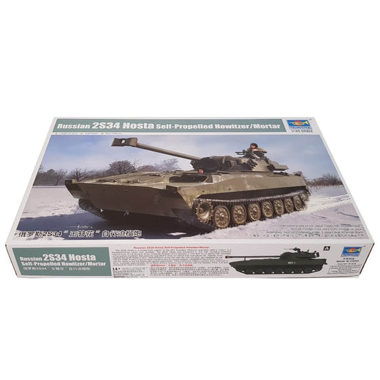 1:35 Russian 2S34 Hosta Self-Propelled Howitzer/Mortar - TRUMPETER