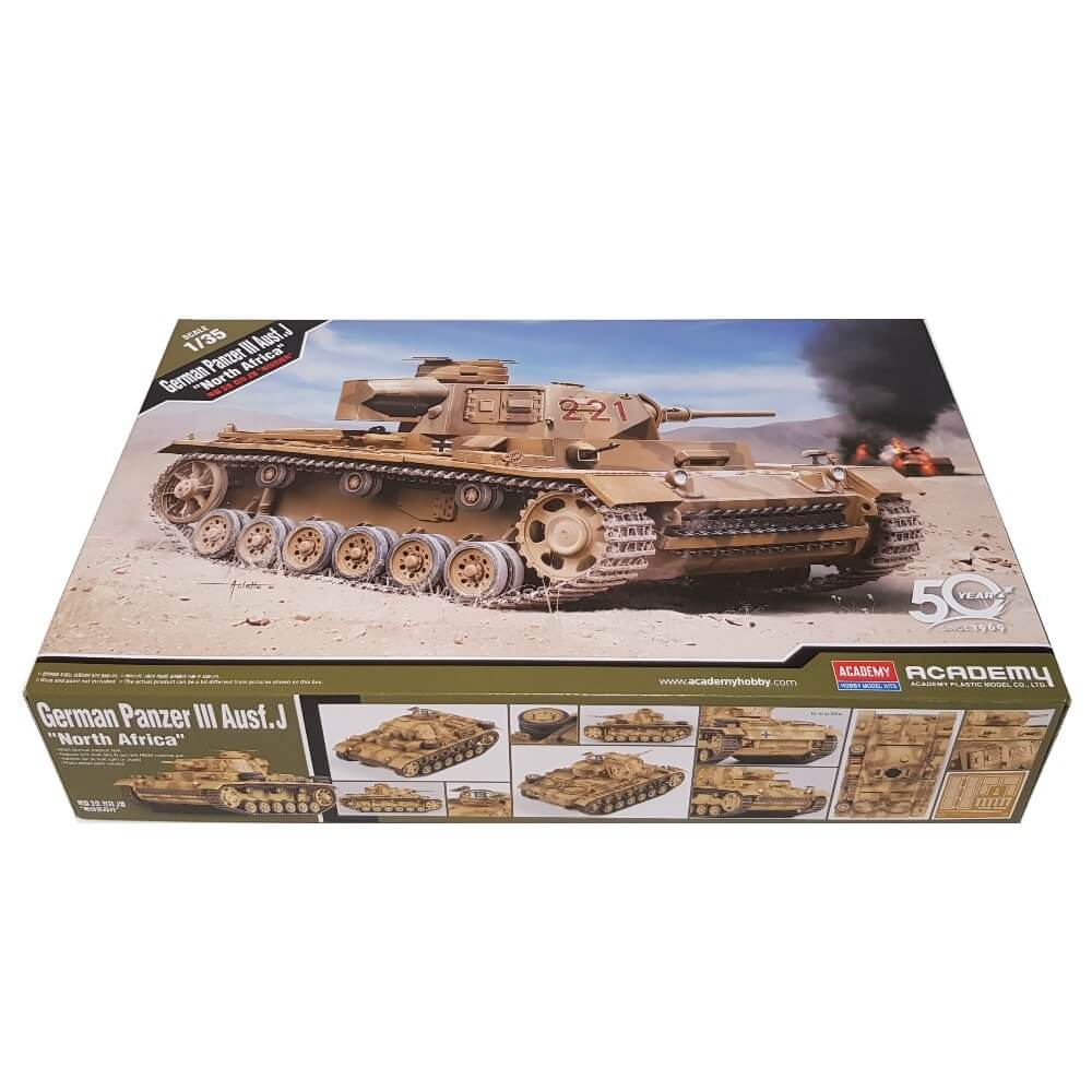 1:35 German Panzer III Ausf. J - North Africa - ACADEMY