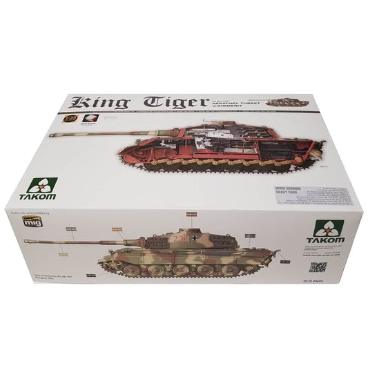 1:35 King Tiger Henschel Turret with Zimmerit Sd.Kfz. 182 - TAKOM