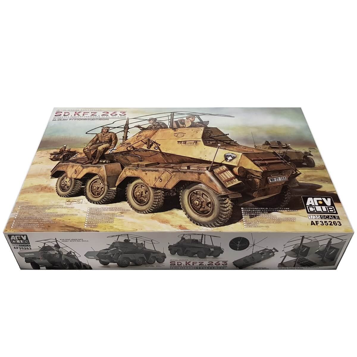 1:35 Early Version Sd.Kfz. 263 8-Rad Schwerer Panzerfunkwagen - AFV CLUB