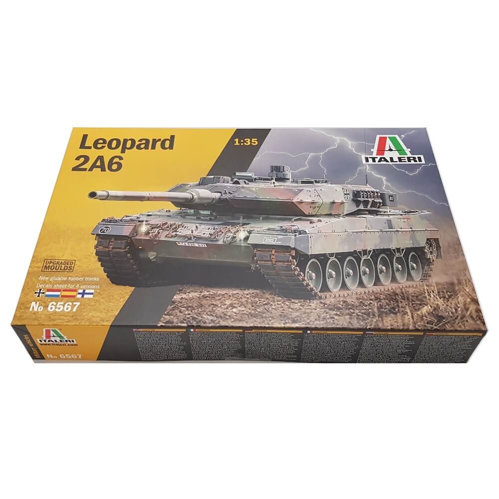 1:35 German LEOPARD 2A6 Main Battle Tank - ITALERI