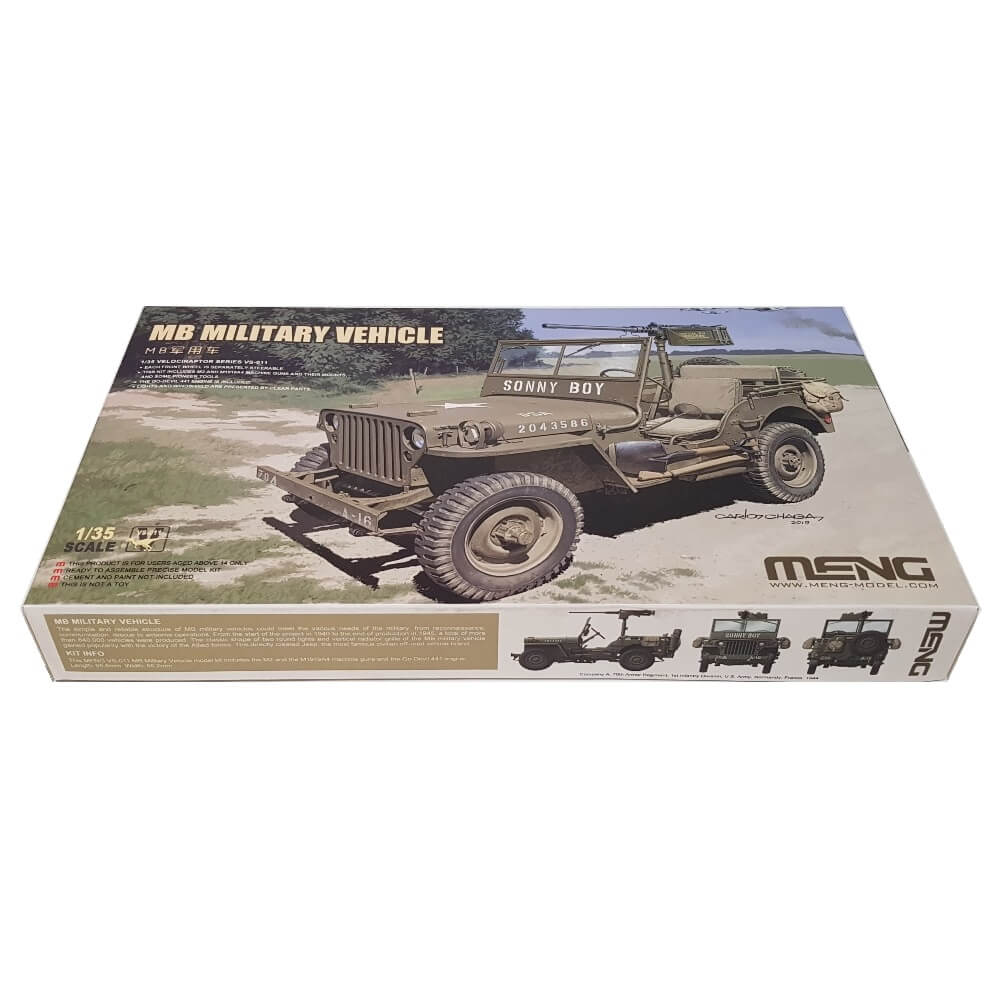 1:35 MB Military Vehicle Jeep - MENG