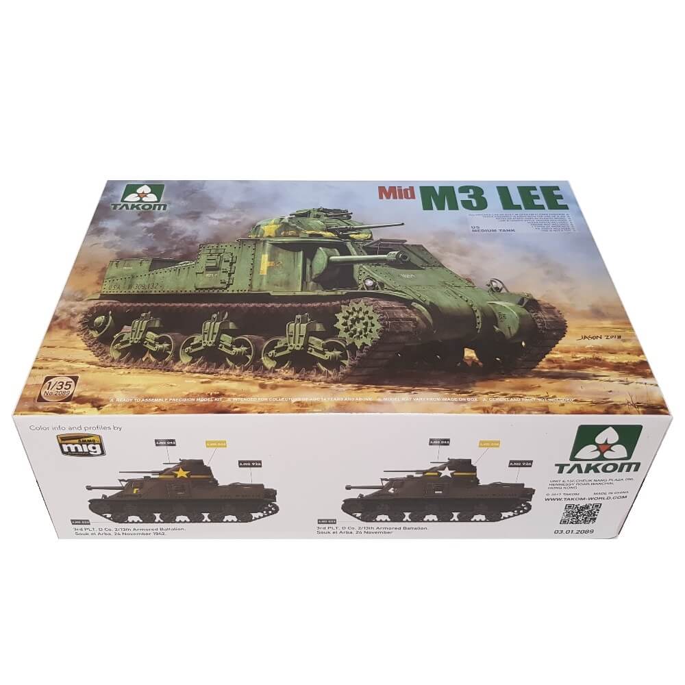 1:35 US M3 LEE Medium Tank Mid - TAKOM