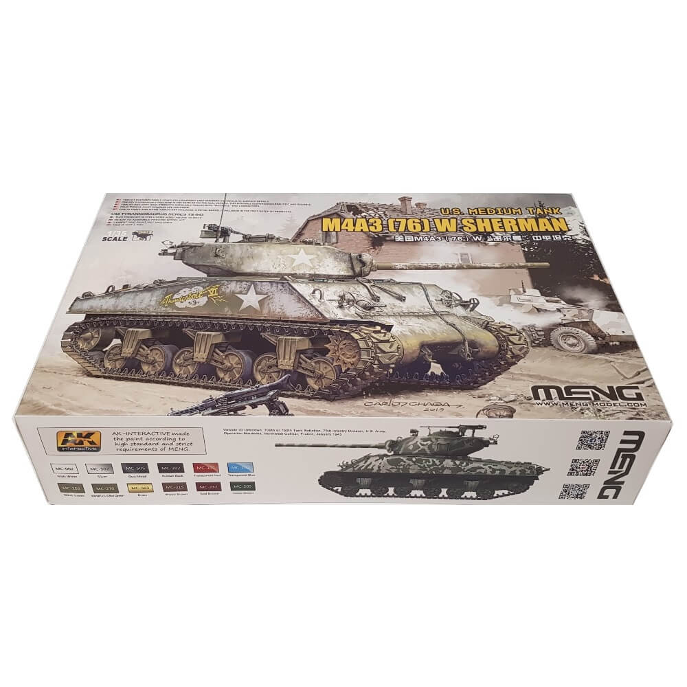 1:35 US M4A3 (76) W SHERMAN Medium Tank - MENG