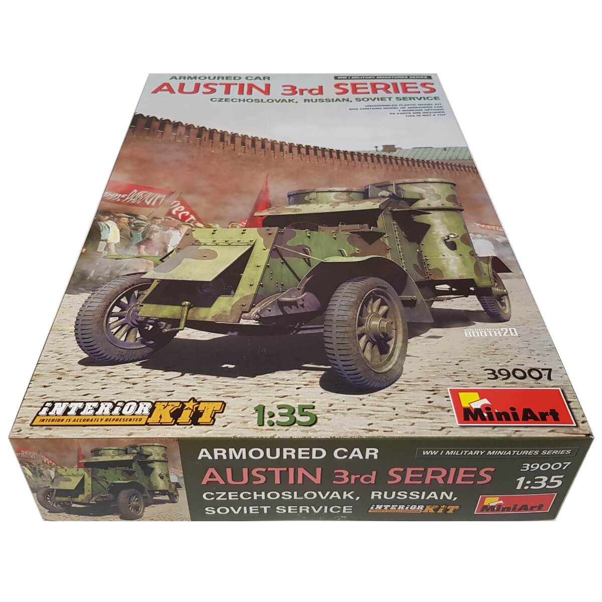 1:35 Armoured Car Austin 3rd Series Czechoslovak, Russian, Soviet Service - MINIART