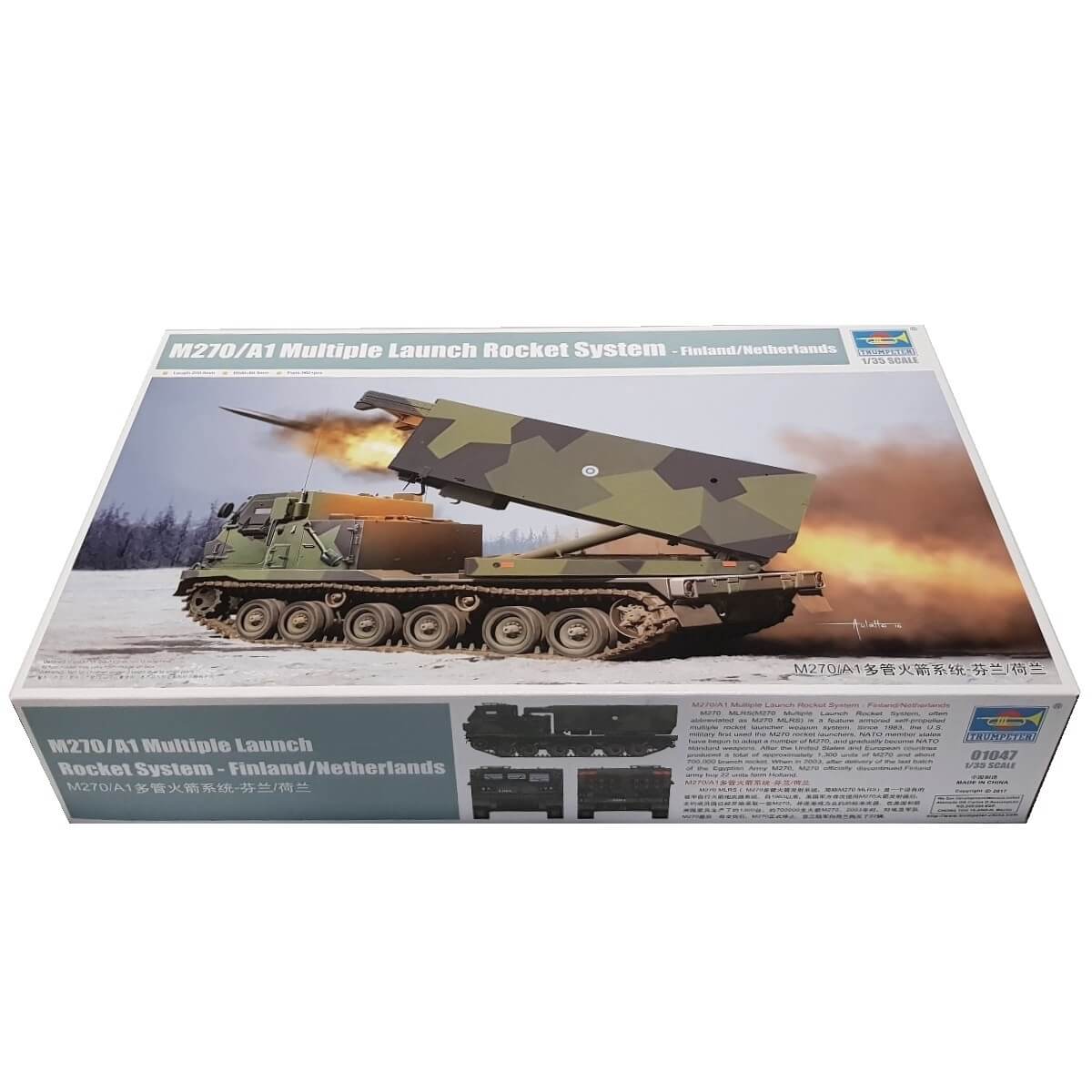 1:35 M270/A1 Multiple Launch Rocket System - Finland/Netherlands - TRUMPETER