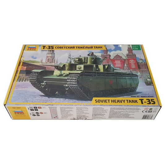 1:35 Soviet Heavy Tank T-35 - ZVEZDA