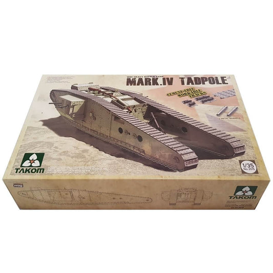 1:35 WWI Heavy Tank MARK. IV Tadpole - TAKOM