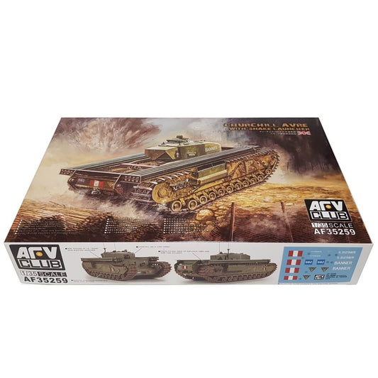 1:35 Churchill AVRE with Snake Launcher - AFV CLUB