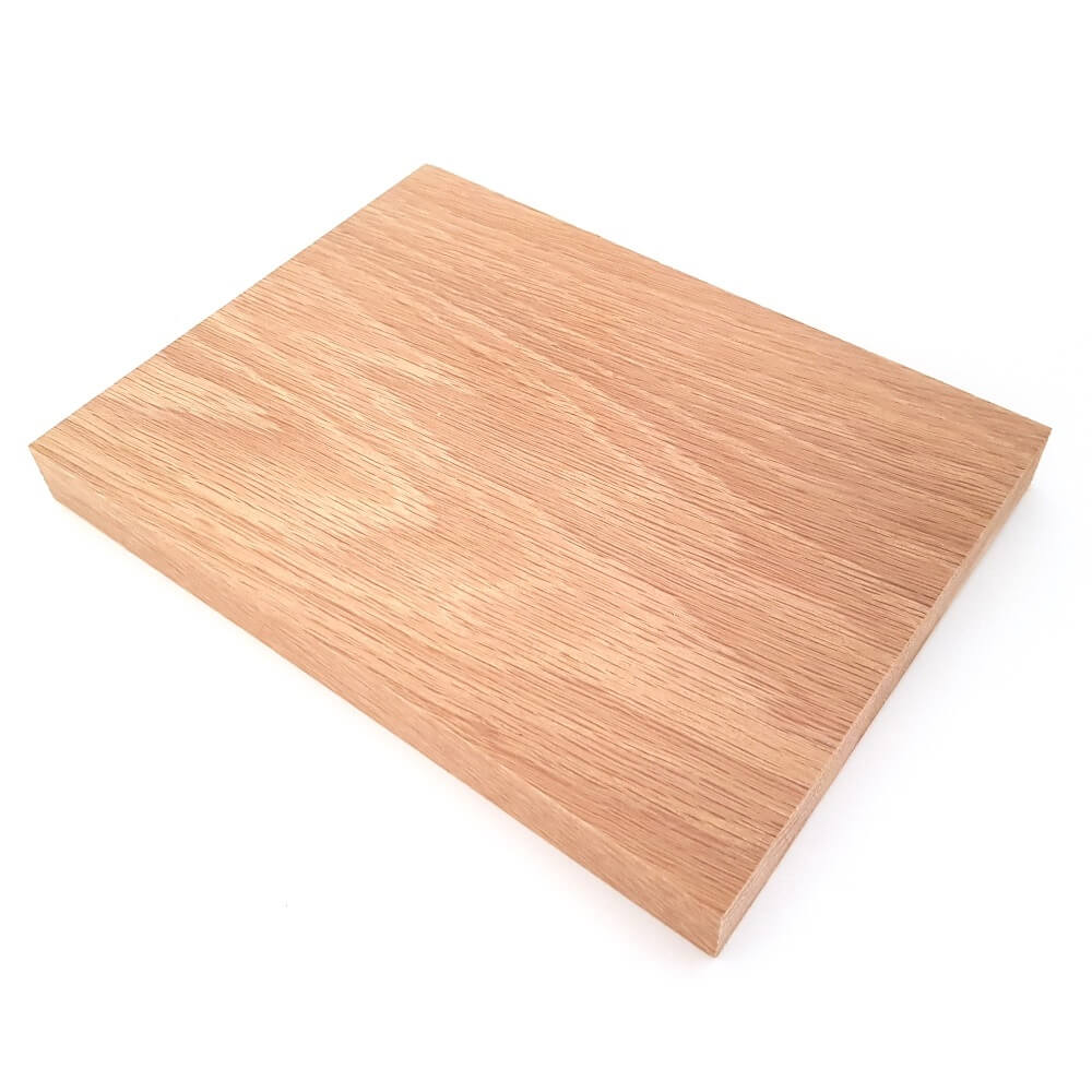 Solid OAK rectangular plaque 150 x 200 x 20 mm / 6 x 8 x ¾ inch ...