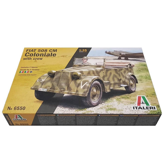 1:35 Fiat 508 CM Coloniale with Crew - ITALERI