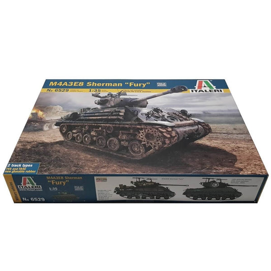 1:35 US Army M4A3E8 SHERMAN Medium Tank FURY - ITALERI