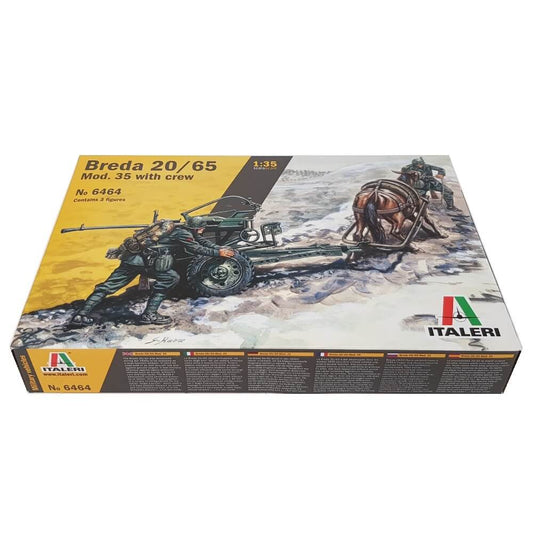 1:35 Breda 20/65 Mod. 35 with Crew - ITALERI