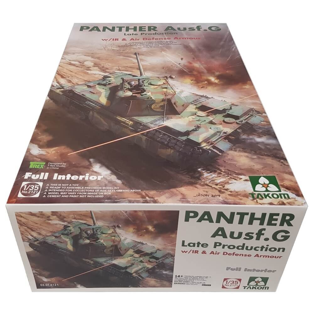 1:35 PANTHER Ausf. G Late Production with IR and Air Defense Armour - TAKOM