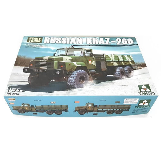 1:35 Russian KRAZ-260 Heavy Truck - TAKOM