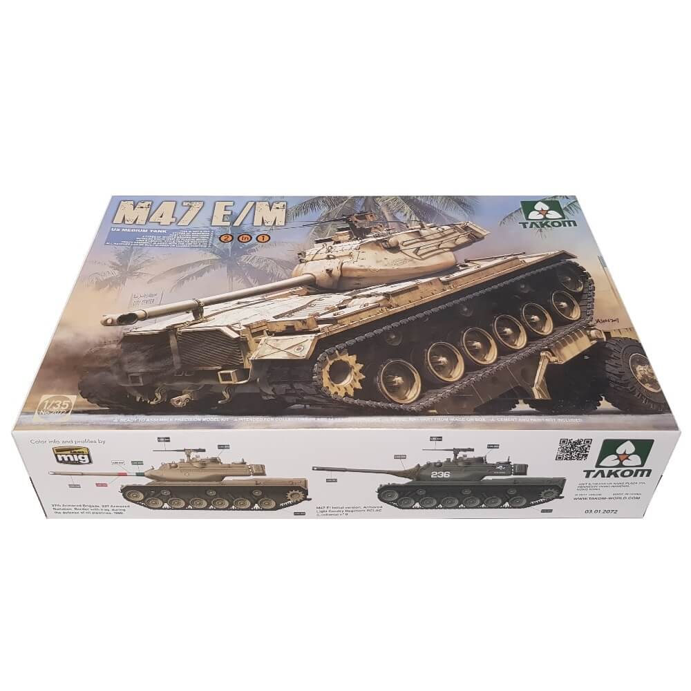 1:35 US M47 Patton E/M Medium Tank - TAKOM