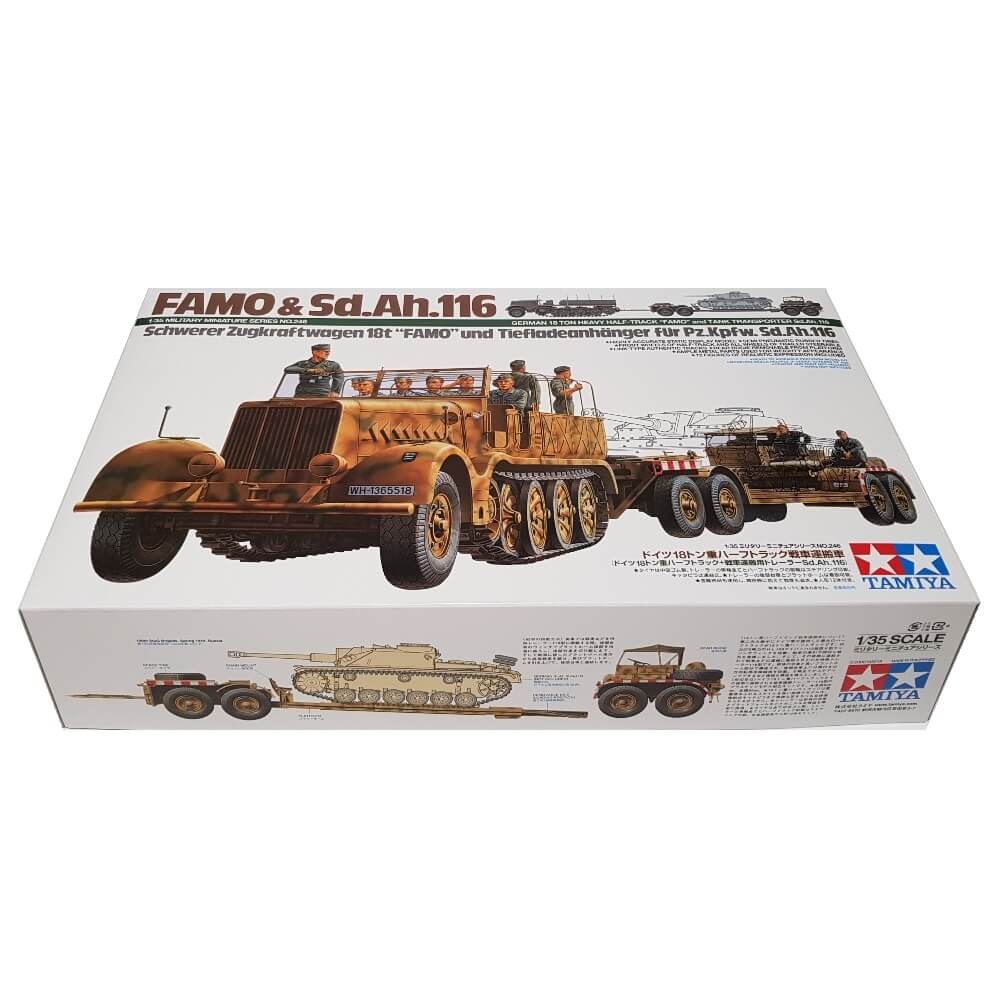 1:35 German 18 Ton Heavy Half-Track FAMO and Tank Transporter Sd.Ah. 116 - TAMIYA