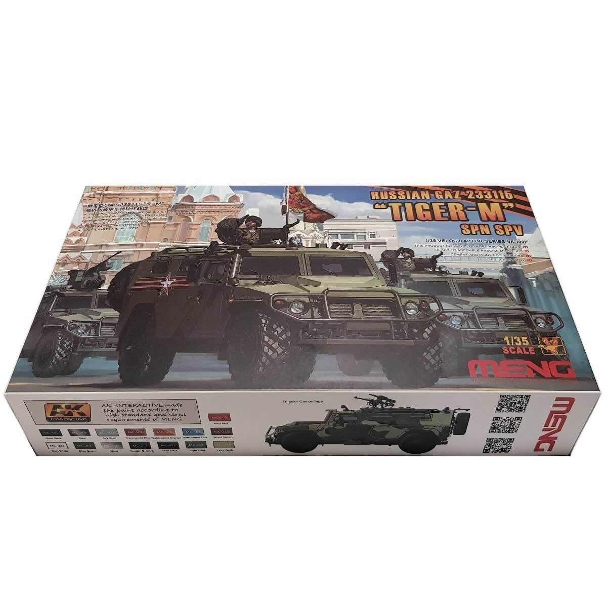 1:35 Russian GAZ 233115 Tiger-M SpN SPV - MENG