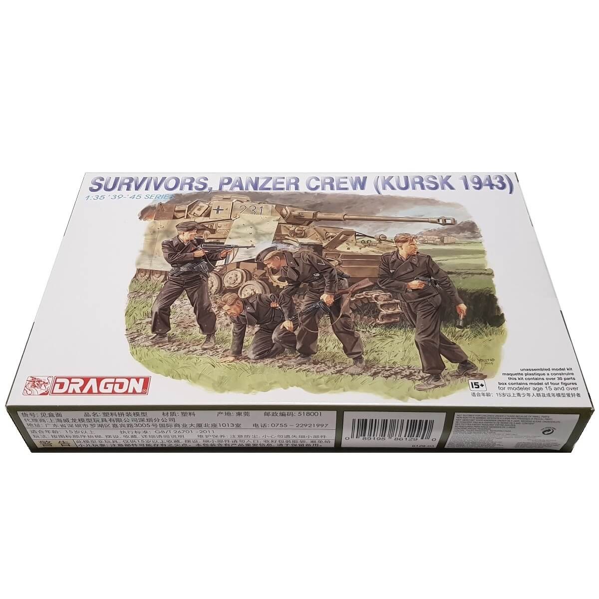 1:35 Survivors Panzer Crew - Kursk 1943 - DRAGON
