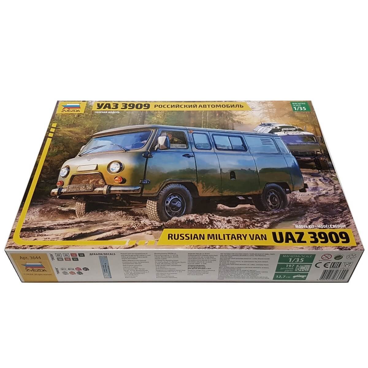 1:35 UAZ 3909 Russian Military Van - ZVEZDA