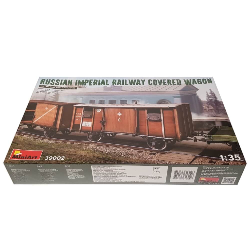 1:35 Russian Imperial Railway Covered Wagon - MINIART