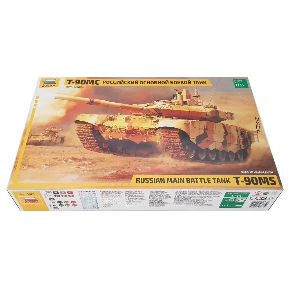 Maquette Char T-90MS RUSSIAN MAIN BATTLE TANK|ZVEZDA|3675|1:35 Maquette Char T-90MS RUSSIAN MAIN BATTLE TANK|ZVEZDA|3675|1:35