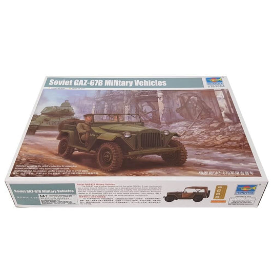 1:35 Soviet GAZ-67B Military Vehicles - TRUMPETER