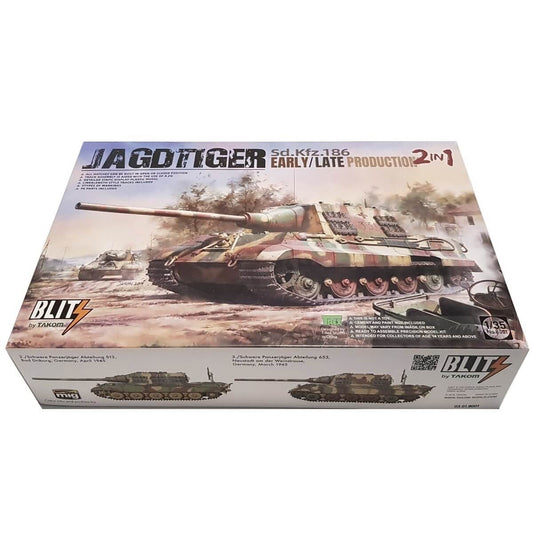 1:35 Sd.Kfz. 186 Jagdtiger Early/Late Production - TAKOM