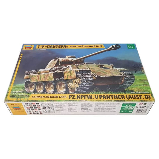 1:35 German Medium Tank Pz.Kpfw. V PANTHER Ausf. D - ZVEZDA