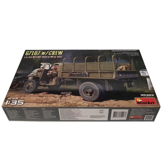 1:35 G7107 1½-ton 4x4 Cargo Truck with Metal Body and Crew - MINIART