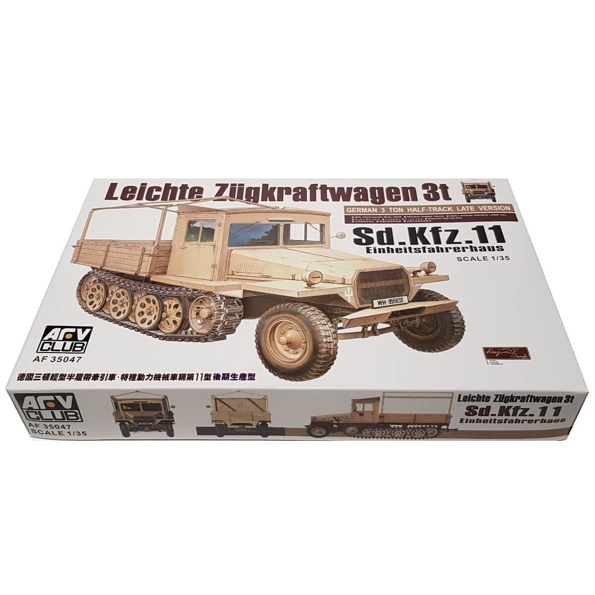 1:35 Leichter Zugkraftwagen 3t Sd.Kfz. 11 Einheitsfahrerhaus - AFV CLUB