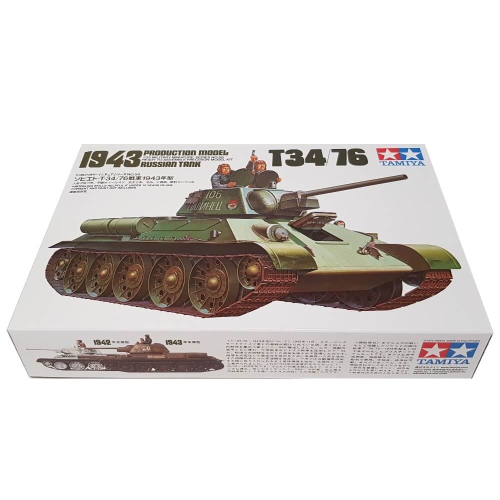 1:35 Russian Tank T34/76 1943 Production Model - TAMIYA