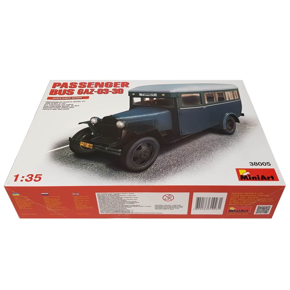 1:35 Passenger Bus GAZ-03-30 - MINIART