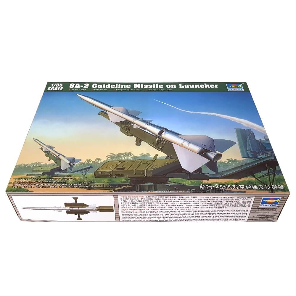 1:35 SA-2 GUIDELINE Missile on Launcher - TRUMPETER