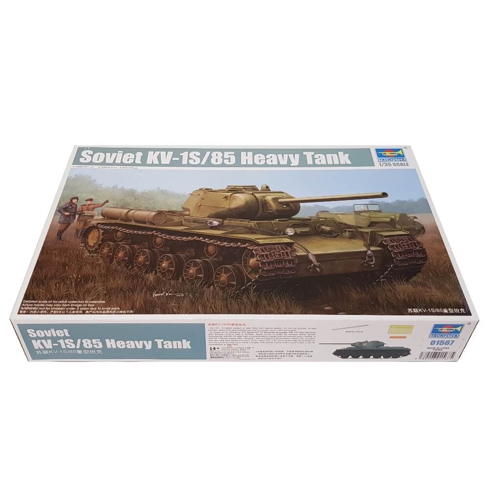 1:35 Soviet KV-1S/85 Heavy Tank - TRUMPETER